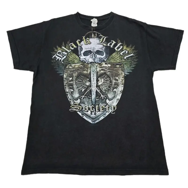 Black Label Society Skull Heavy Metal T-Shirt