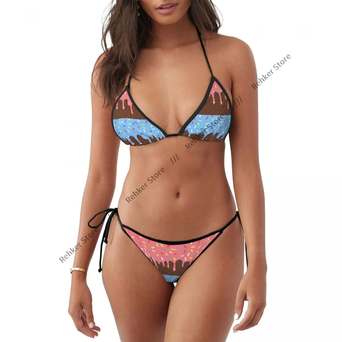 Sexy bikini dames badpak tweedelige badmode vloeiende ijs glaza badpak strandkleding