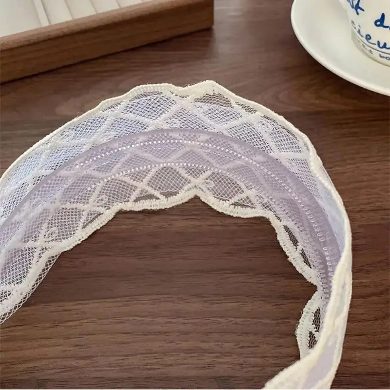 Neue Niedliche Elegante Weiße Spitzen-Haarbänder Stirnband für Frauen und Kinder Scrunchies Haarreif Haarschmuck Kopfschmuck Ornament – Detail 13