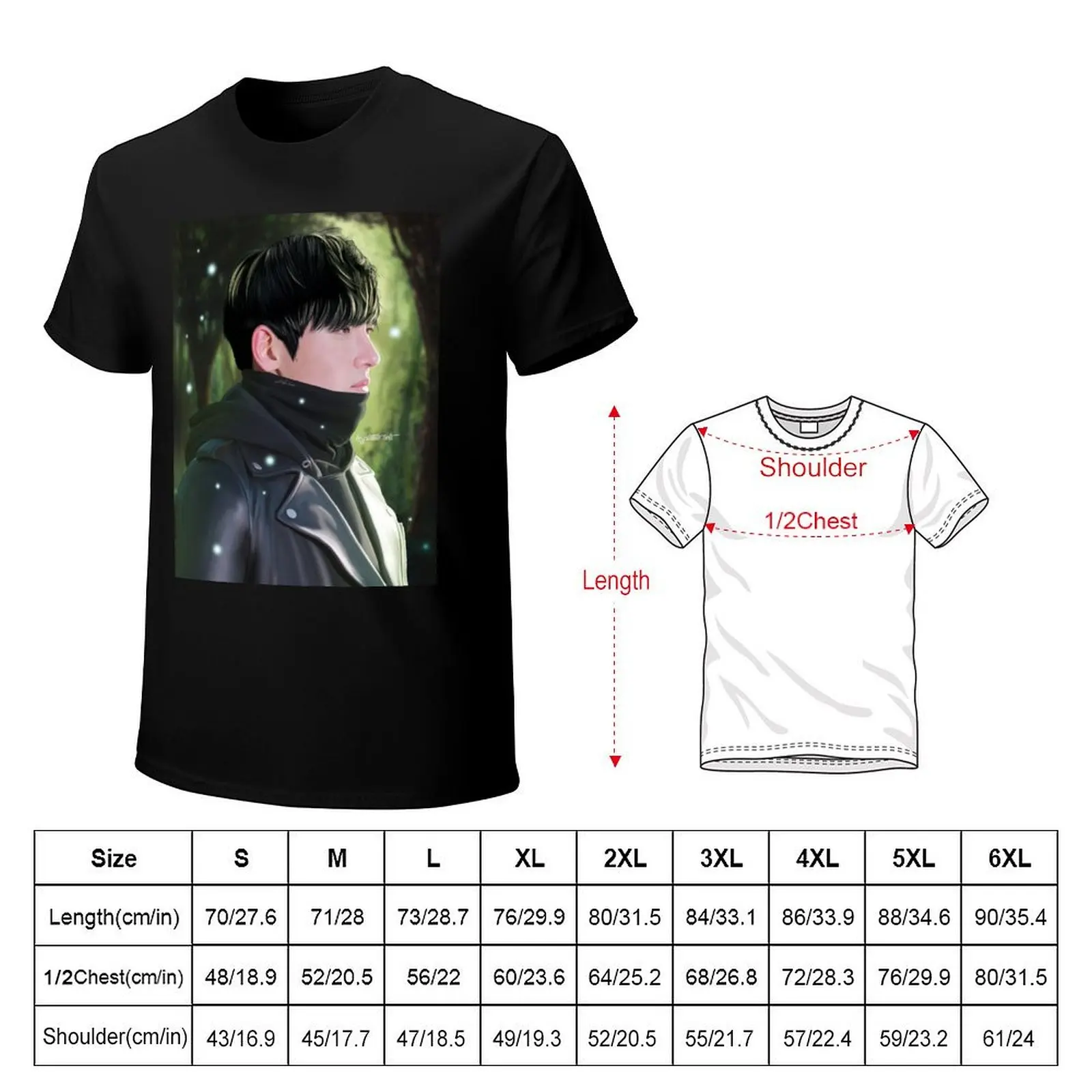 Healer Ji Chang Wook T-Shirt quick drying shirts graphic tees hippie clothes cute tops mens champion t shirts