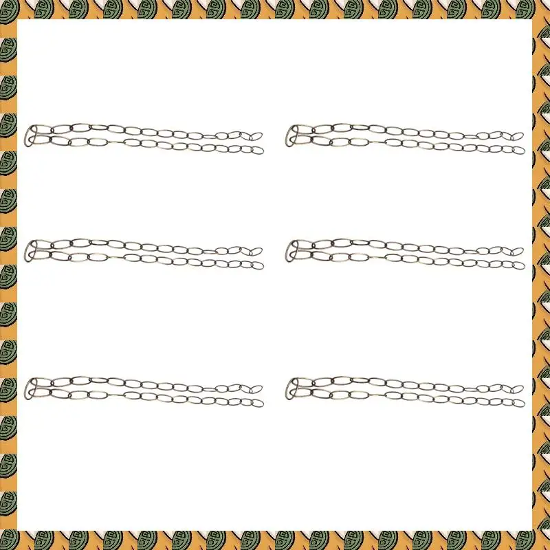 

A77I 6Pcs 1M Heavy Duty Chain For Vintage Chandelier Hanging Lamp,Green Bronze