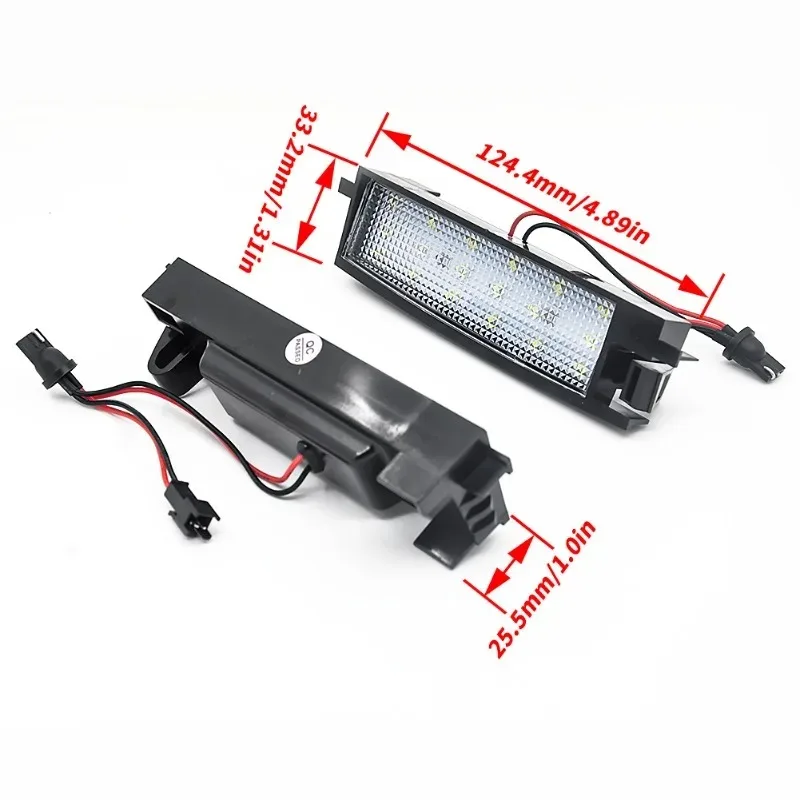 Zza для Toyota Auris E180 Aygo RAV4 MK3 XA30 ANGRONG 2x белая светодиодная лампа освещения номерного знака