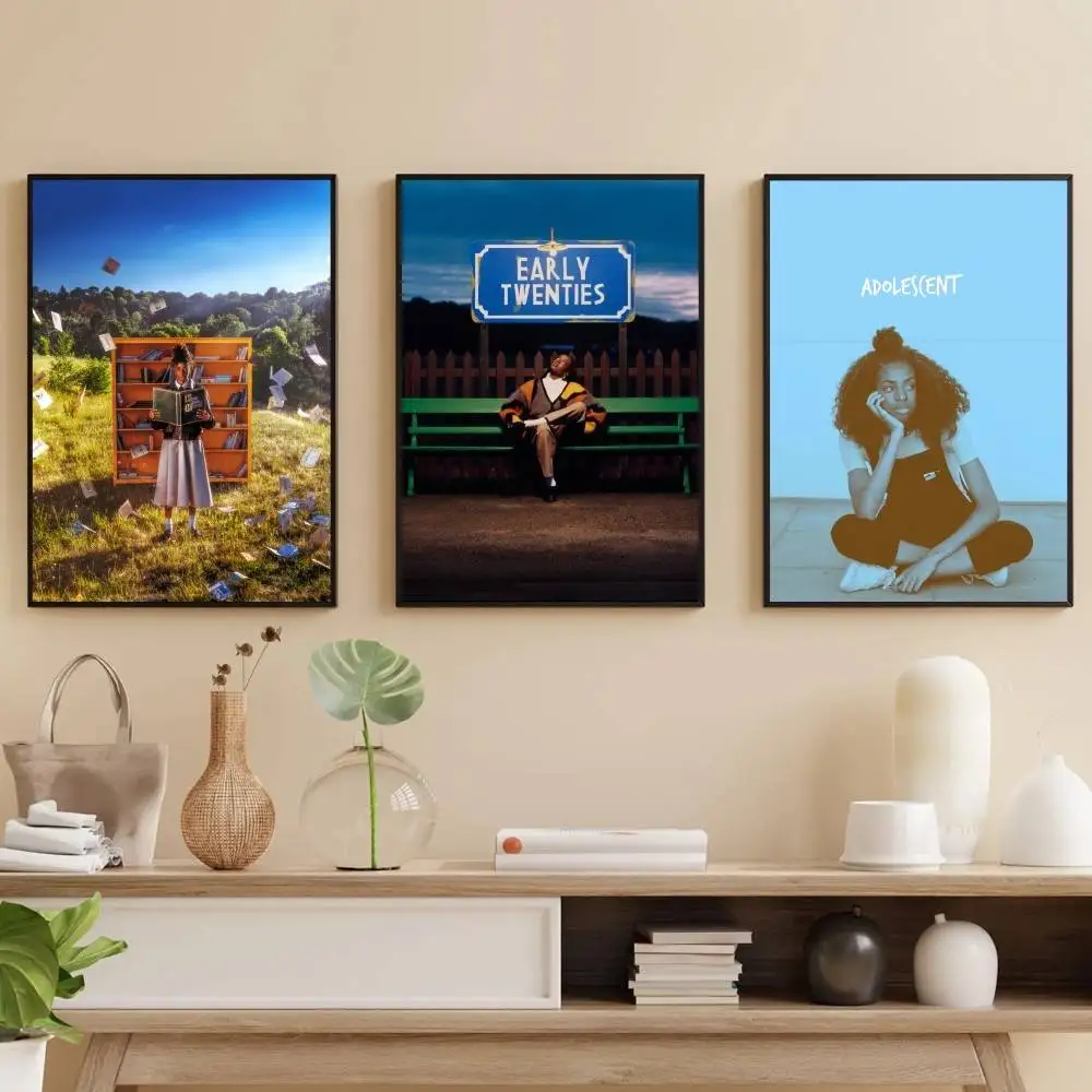 

C-Cat B-Burns Poster Self-adhesive Art Waterproof Paper Sticker Coffee House Bar Room