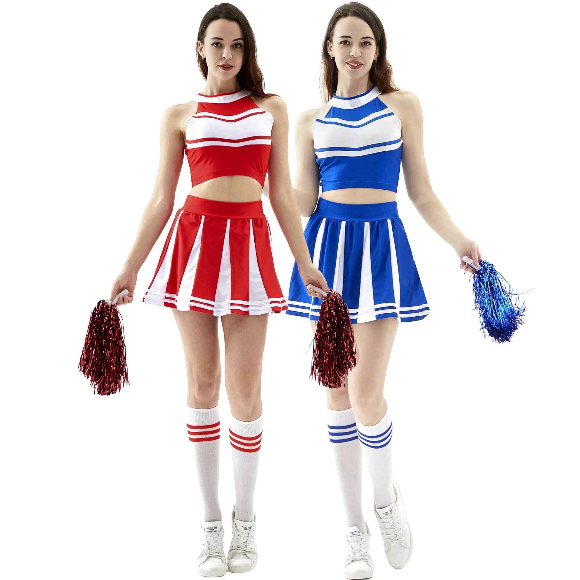 Lightweight S-XL Cheerleading Co stume Pleated Skirt Cheerleading Costume Performance Costume Uniform