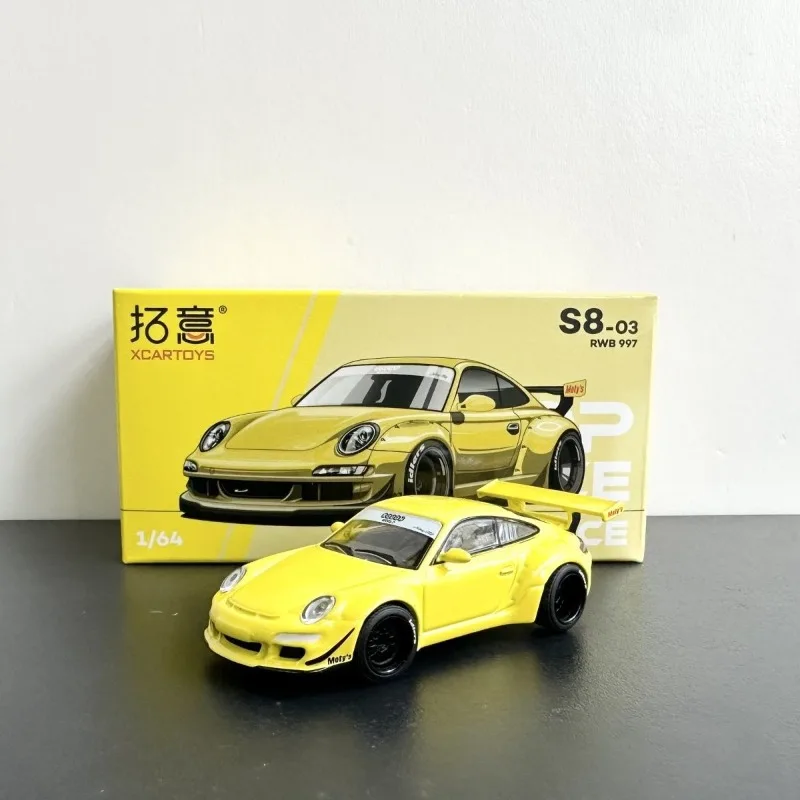 

XCARTOYS 1:64 Porsche RWB 997 Alloy Diecast Car Model Miniature Toy POPRACE Collection Car models, gifts for children