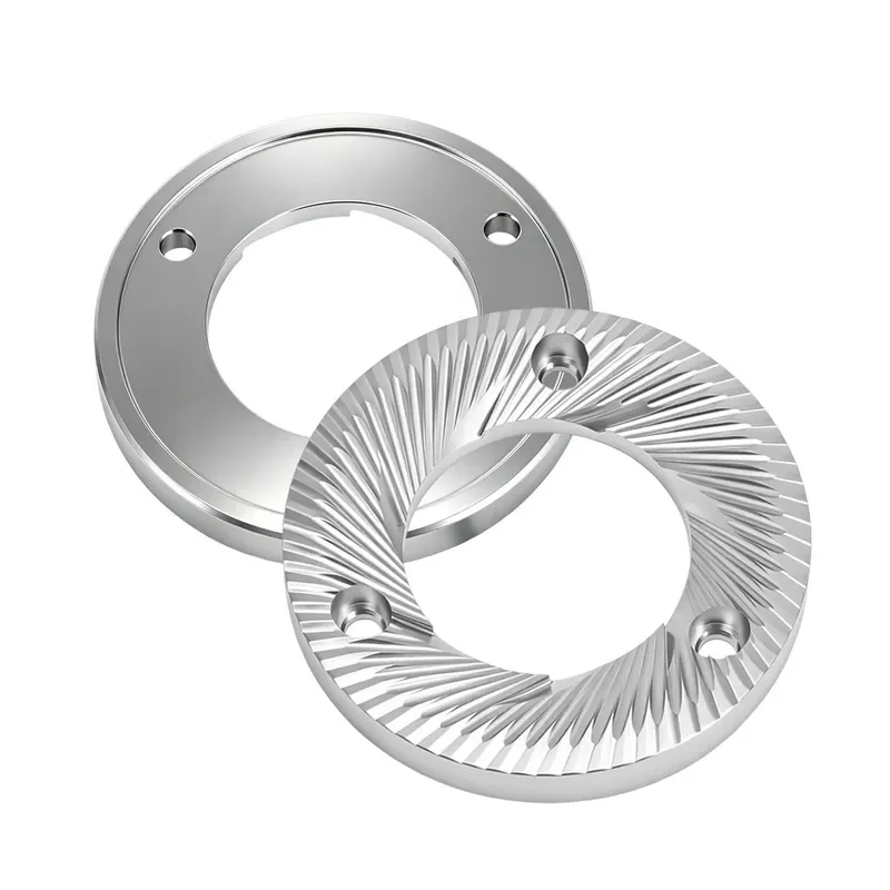 98mm Stainless Steel Flat Burr Coffee Grinder Disc Replacement Parts for Bean Milling Machine Accessories Durable Grinding