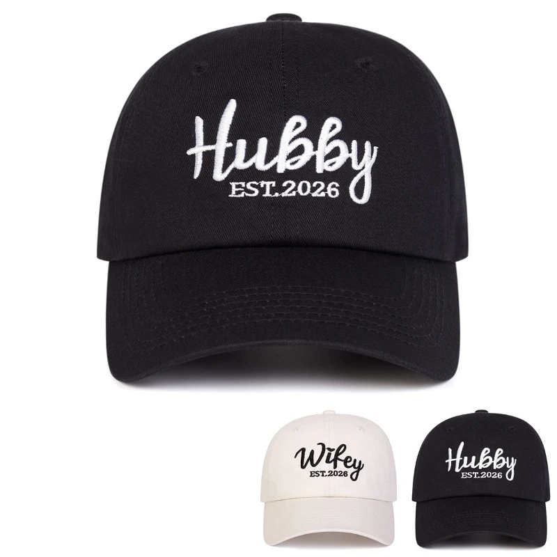 Couple Baseball Cap with Letter Embroidery Breathable Outdoor Sun Hat for Men  Women