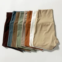 Short de sport taille haute pour femmes, short de Yoga, coupe cintrée, levage des fesses, course à pied, short de motard à haute élasticité 1