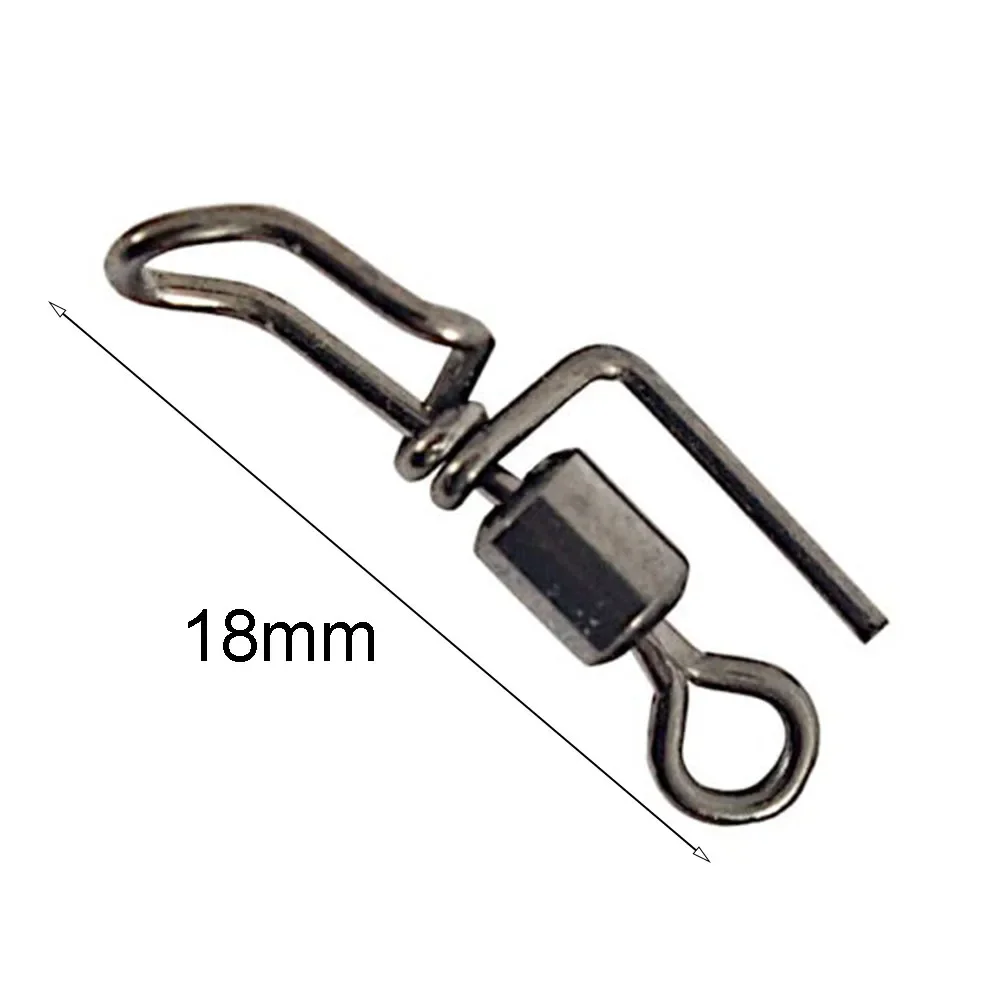 20PCS Cascade Swivels For Sea Fishing Rigs Sea Fishing Clip Down Style Swivel Rotary fishing gear and fishing equipment