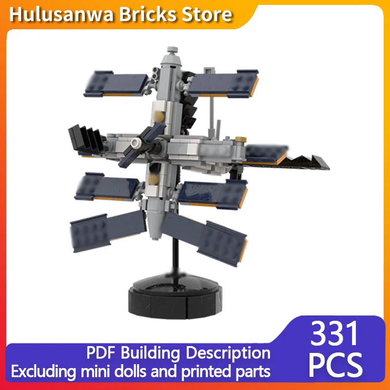 

Orbital Space Station Model MOC Building Bricks War Equipment Modular Technology Gifts Holiday Assemble Children Toys Suit