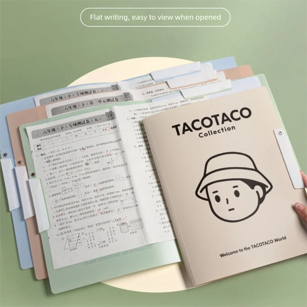 4PCS New Portable Foldable Folders A3 To A4 Versatile File Contract Folders Organize Artifacts Folding Board Folder