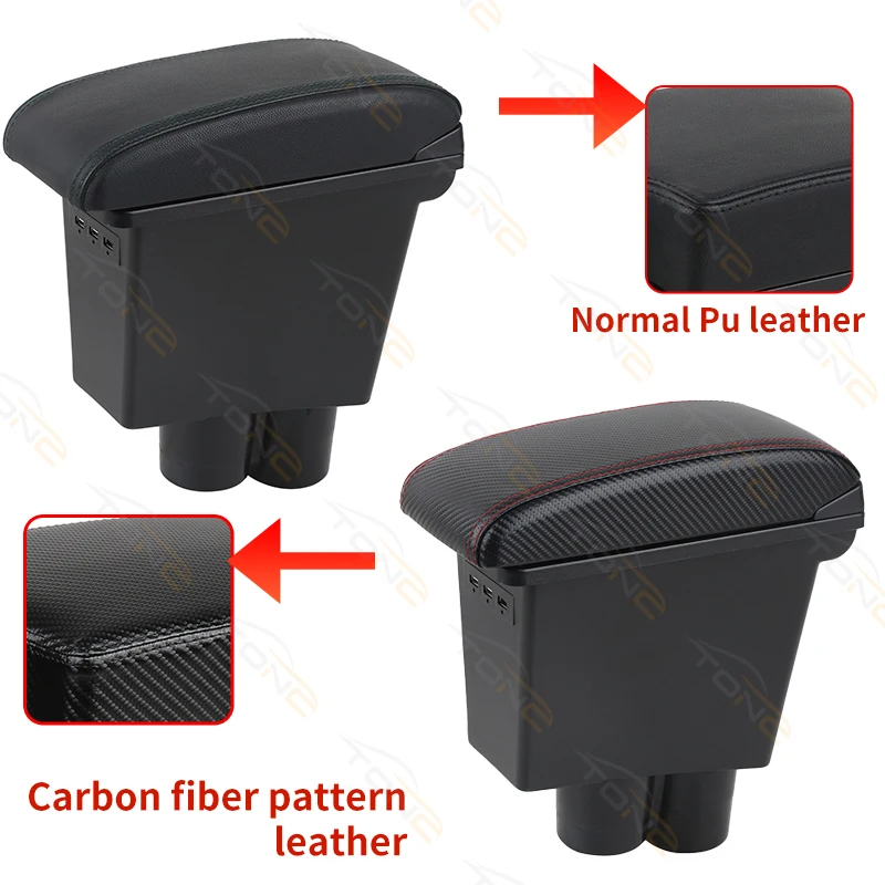 For Suzuki Alto armrest box accessories car armrest with usb charging strorage box car-styling center console Auto Accessories