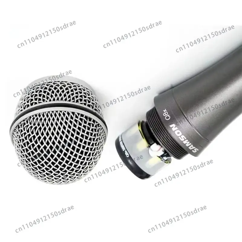 Micrófono vocal dinámico profesional Q8 versión actualizada original, micrófono de mano con bolsa de transporte y clip SAMSON Q8X