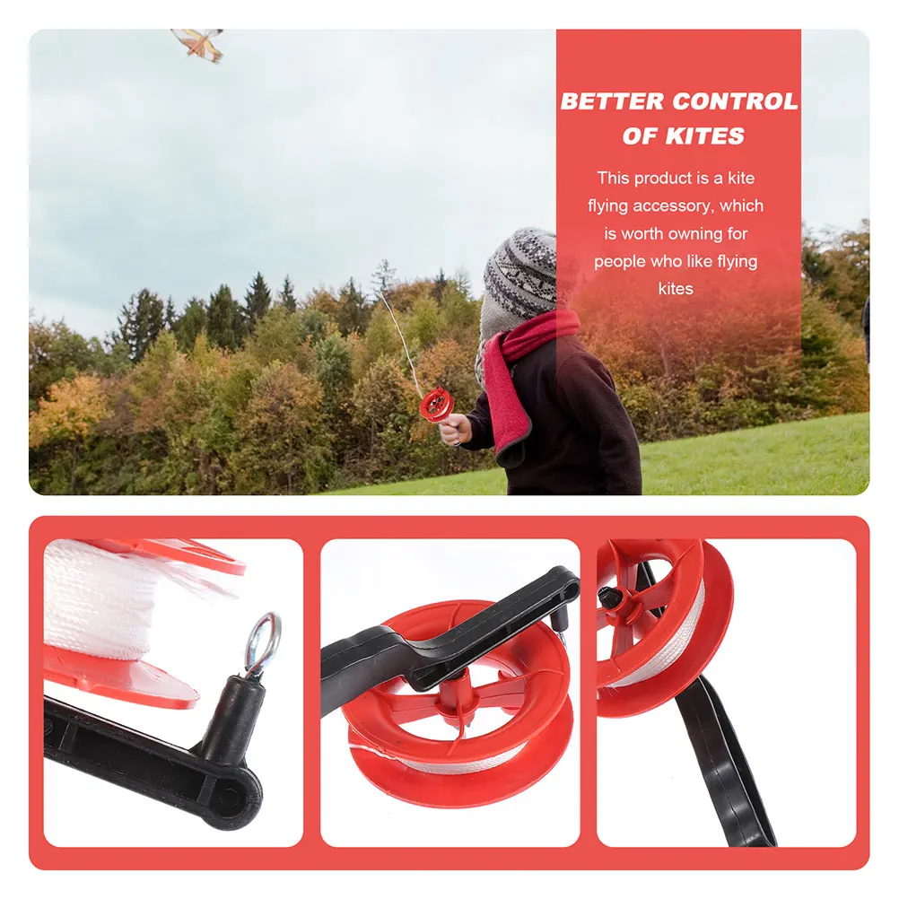 15 piezas con para niños, accesorios para cometas, piezas de rueda/carrete, herramientas de mano para niños