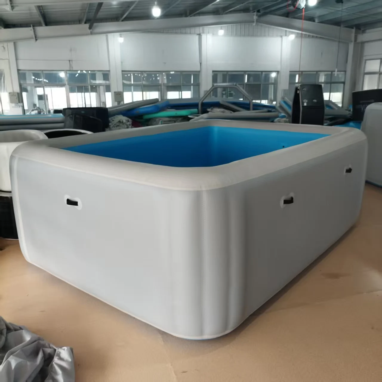 Drop Stitch Inflatable Swimming Pool Multi Person Large Size Foldable Portable for Outdoor Party Family Gathering