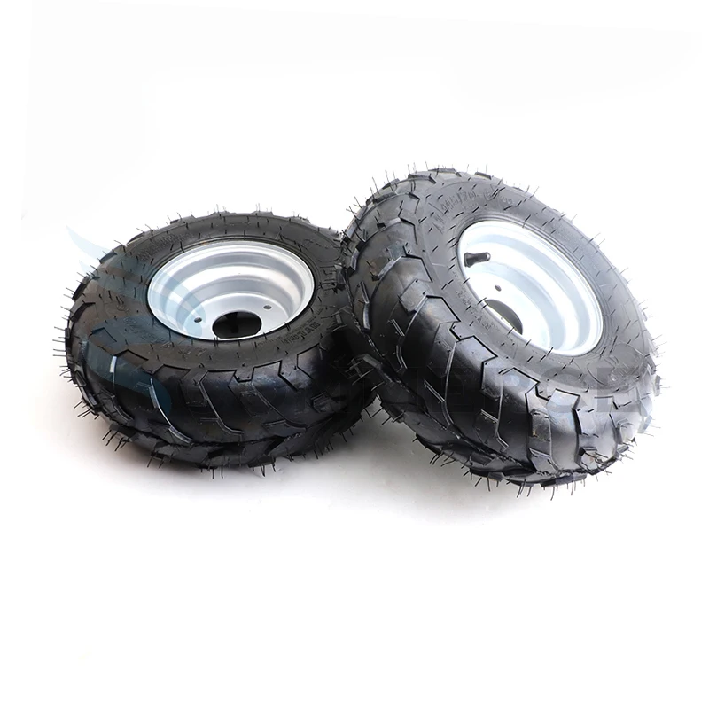 

2 Pcs/lot 6 Inch Wheel 145/70-6 Tubeless tire Fit For 50cc 70cc 110cc Small ATV Quad Bike snowplow lawn mower vacuum Tyre Wheels