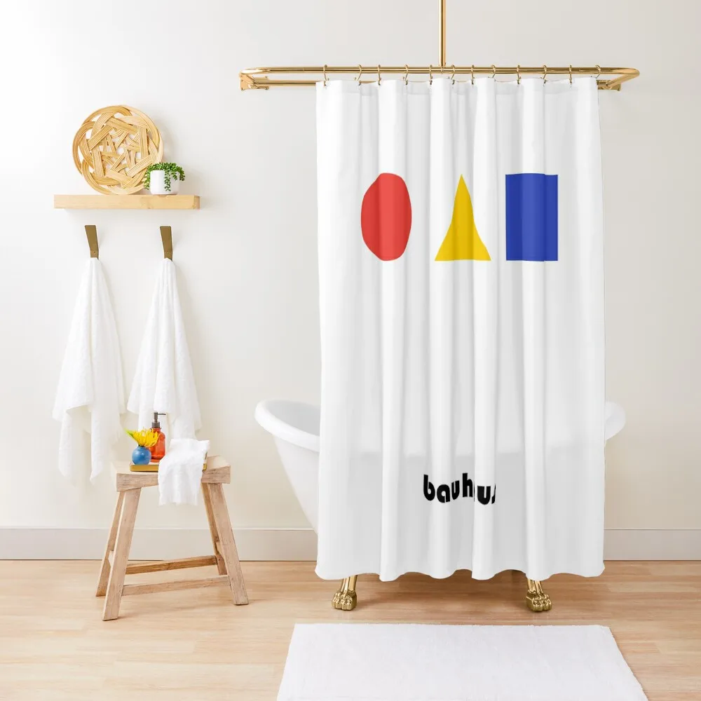 BAUHAUS ELEMENTS Shower Curtain Cute Shower Bathroom Accessories Curtain