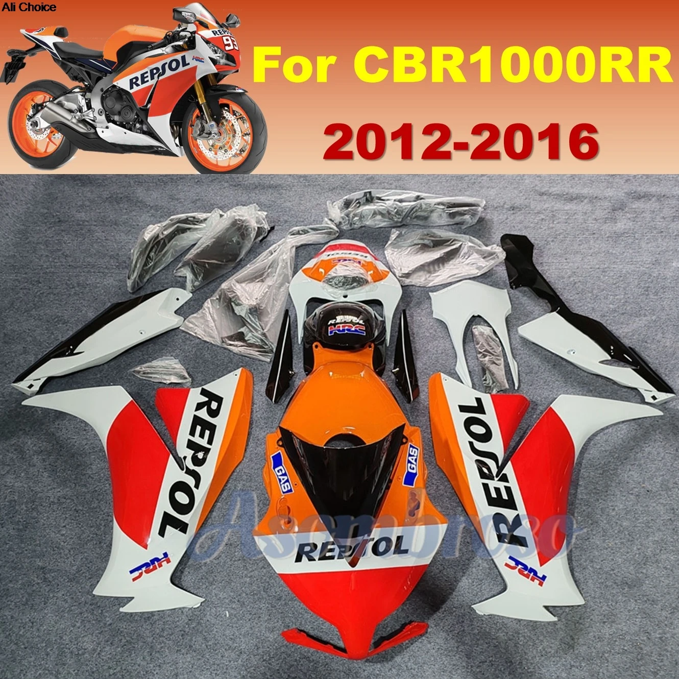 

CBR1000RR Repsol Fairing kit 2012 -2016 CBR 1000 RR 2014 2015 2016 ABS Injection Fairings for HONDA