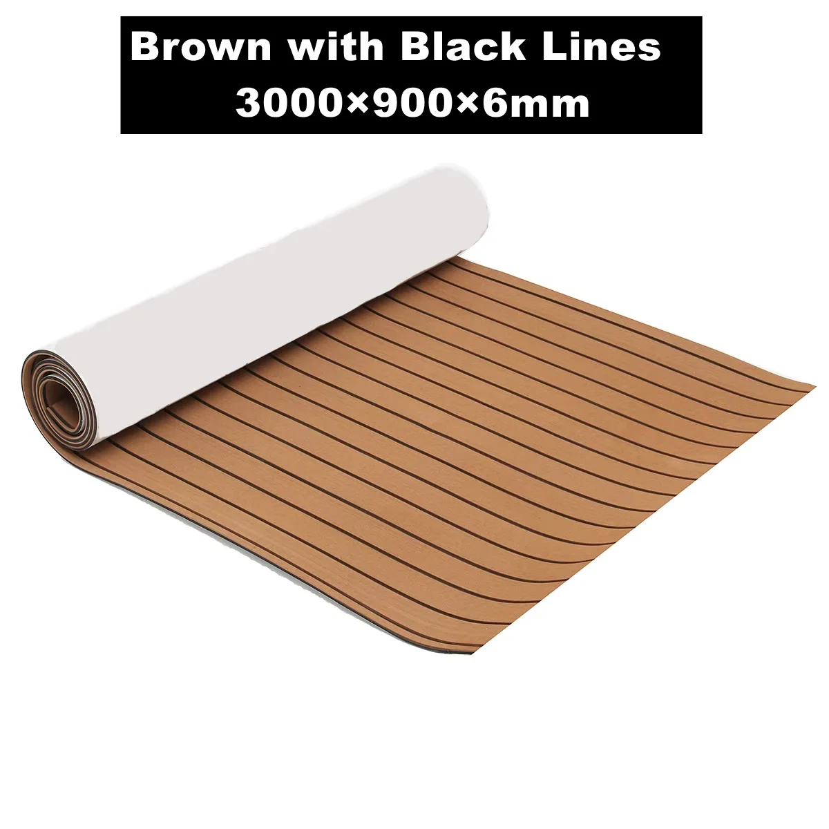 3000X900X6Mm Zelfklevende Eva Foam Marine Boot Jacht Vloeren Faux Teak Decking Sheet Pad boot Decking Decor Mat