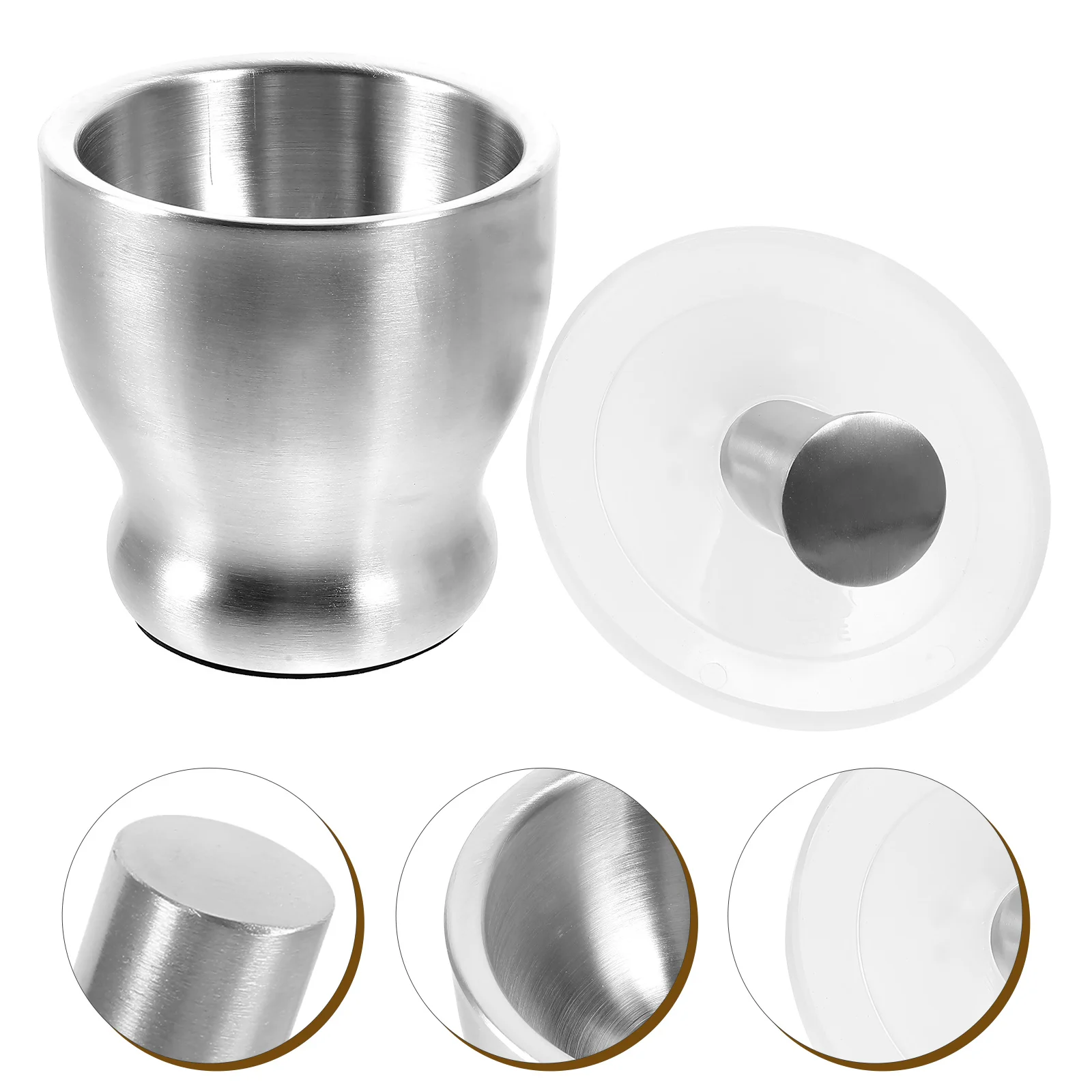 

Stainless Steel Garlic Press S Size For Kitchen Tools Spice Grinding Medicine Crusher Garlic Pounder Masher Device Easy