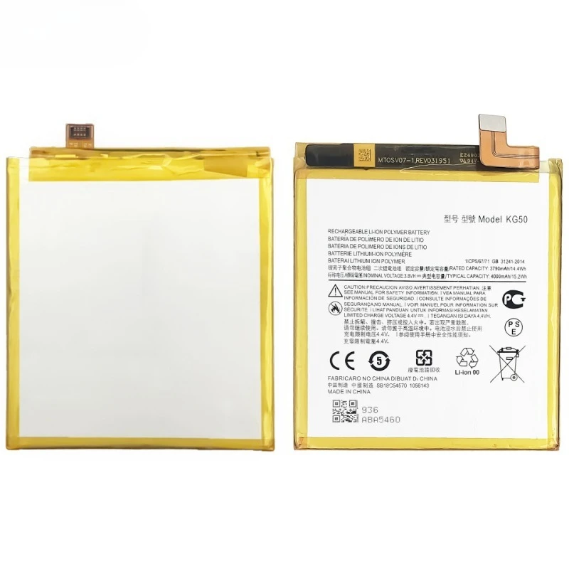 KG50 for Motorola ONE Hyper/XT2027 Phone Battery 0 Cycle High Quality High Capacity Replacement Bateria Grade A Cell with Tools