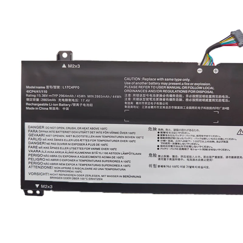 L17C4PB0 Laptop Battery For Lenovo Xiaoxin Air 14ARR 14IKBR 15ARR 15IKBR Ideapad 530s-14IKB 530s-15IKB L17M4PB0 45WH
