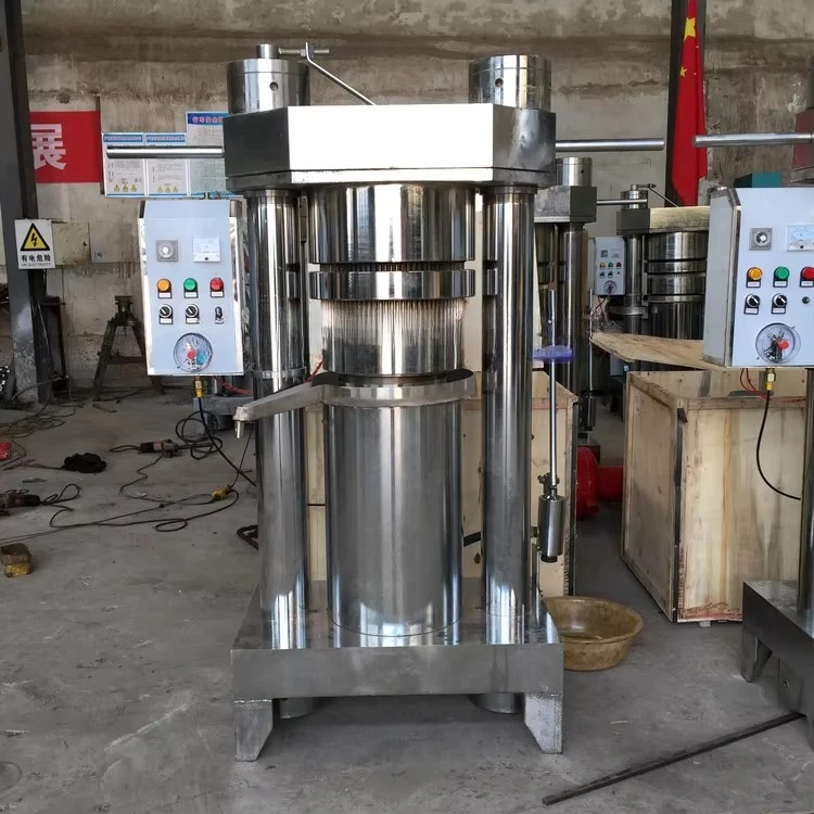 Automatic Stainless Steel Hydraulic Cold Pressed Olive Coconut Palm Oil Extracting Machine for Soybean Walnut Oil Production
