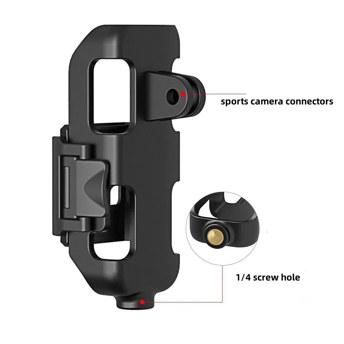 2in1 Gimbal Camera Mountain Bike Bicycle Clip Holder Adapter Border for DJI Osmo Pocket 2 / Pocket 1 Accessories