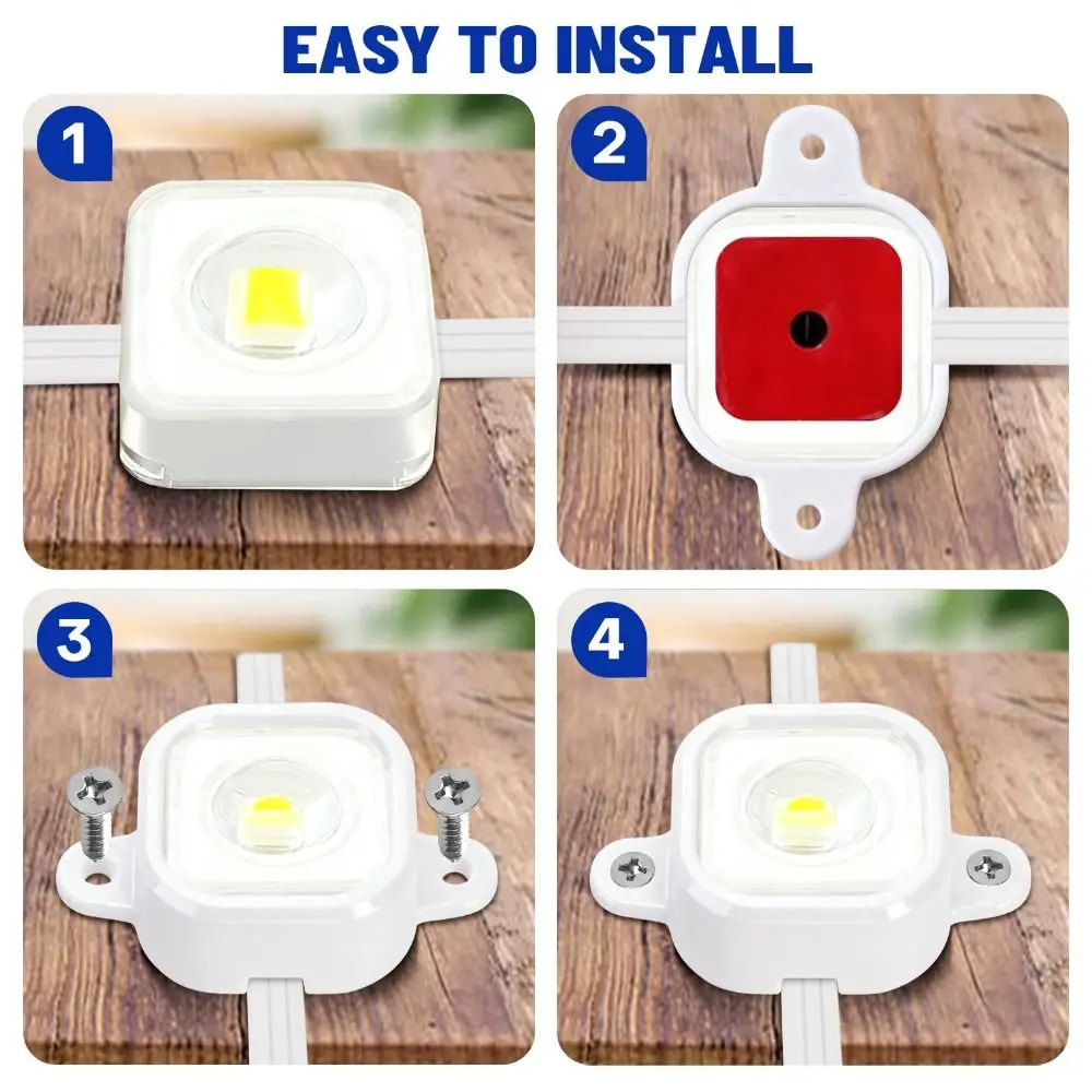 

5pcs Weather Resistant LED Bracket Eave Mount Universal Outdoor Light Holder H706/H705 Mounting Brackets for Govee Home