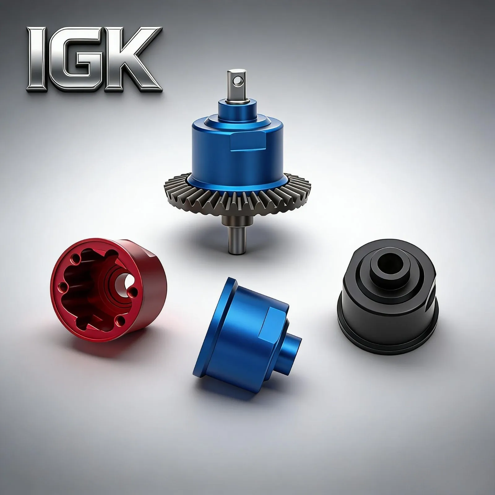 Front & Rear Metal Differential Gear Set - Upgrade for Traxxas Slash/Rustler
