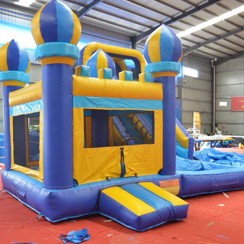 2024 Inflatable Bouncer Inflatable Bounce Castle For Kids New design inflatable trampoline with water slide Combo For Sale