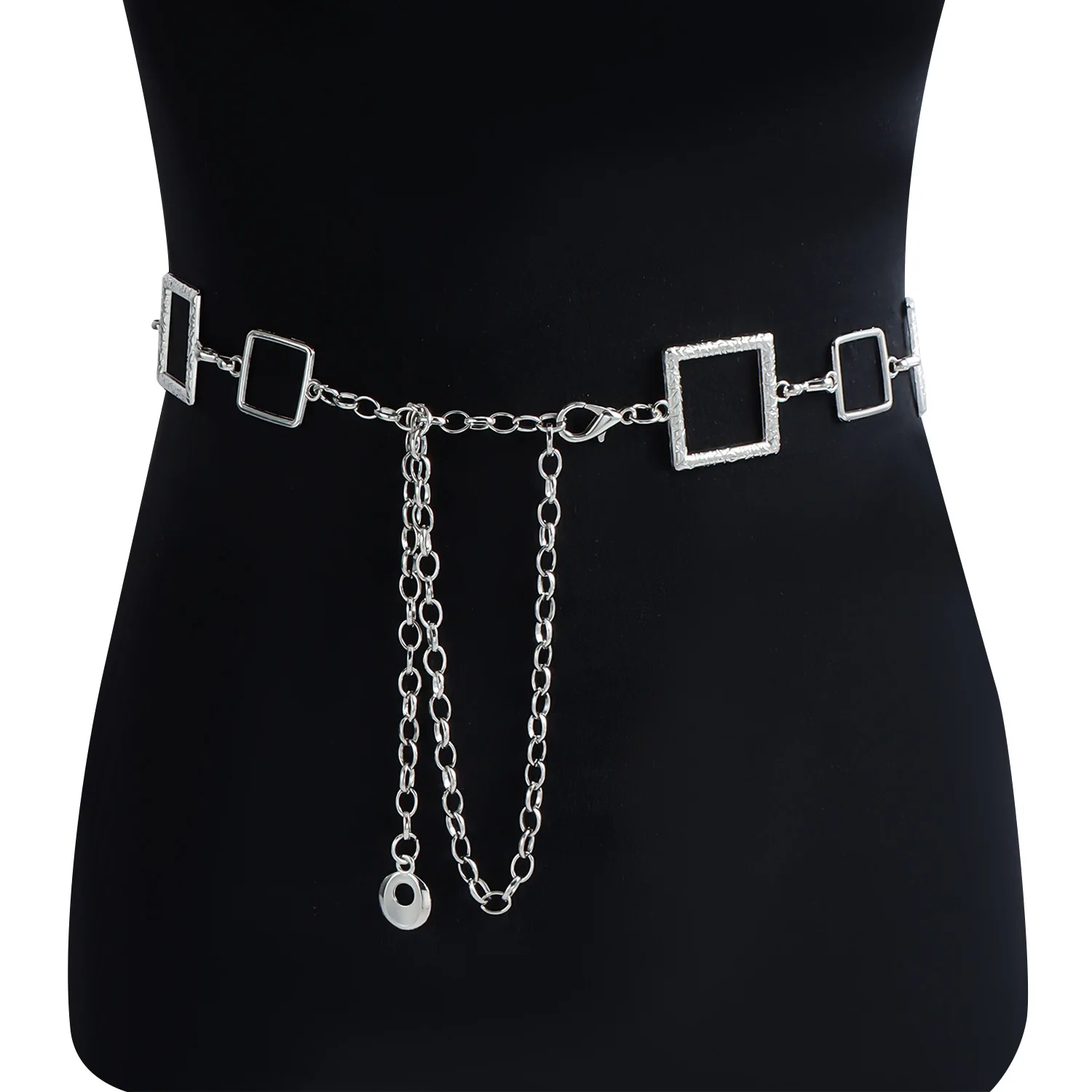 Geometric Hollow Square Waist - Body Jewelry Dress ulasan dan harga