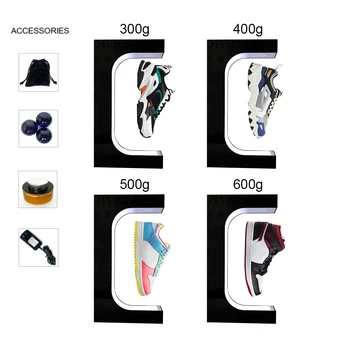 LED 플로팅 신발 디스플레이 스탠드, 자기 부상, 360 도 회전, 운동화 스탠드, 집, 홈샵, 신발 디스플레이 스탠드