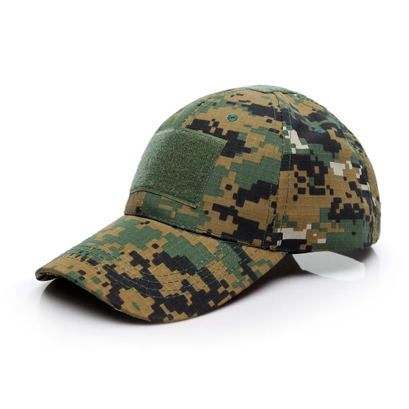 2024 New Camo Sports Cap  Unisex Outdoor  Adjustable Baseball Cap Camouflage Men Women Snapback Hat For Cycling Hiking Fishing