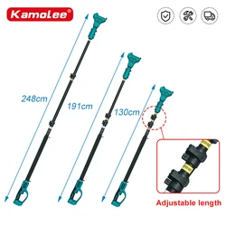 Kamolee 2.5 meter extension pole suitable for electric scissor rechargeable chain saw 6-inch/8-inch hand saw