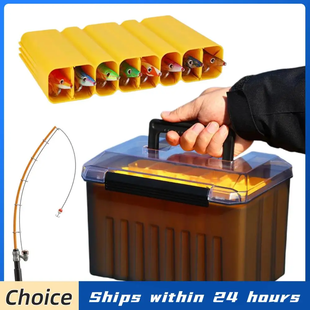 

Органайзер для рыболовных приманок на 24 отделения, жесткий кейс для морских приманок, рыболовный ящик для хранения, аксессуары для рыбалки