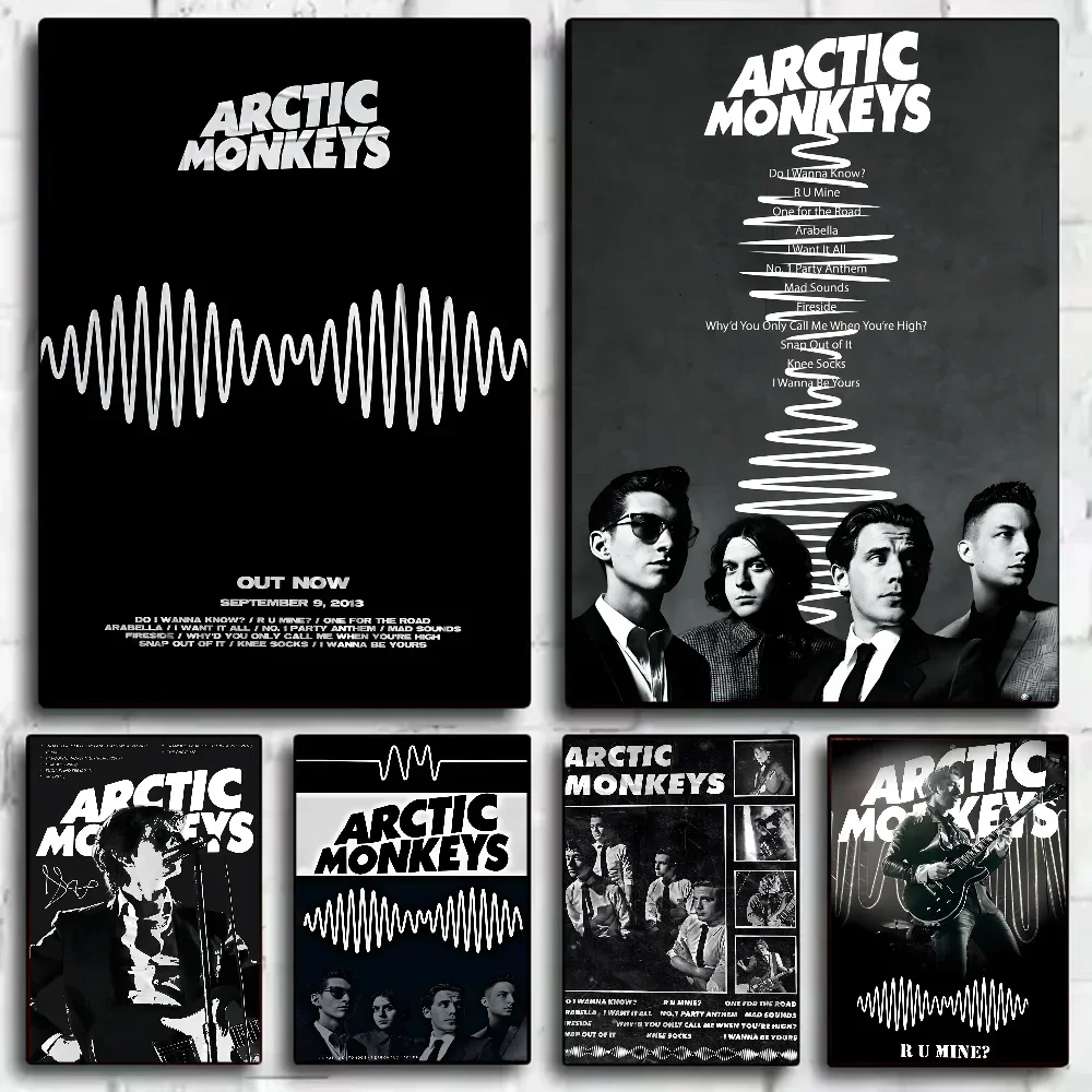 A-Arctic M-Monkeys Rock Band Music Cover Poster HD art wall waterproof home living room bedroom bar aesthetic decoration