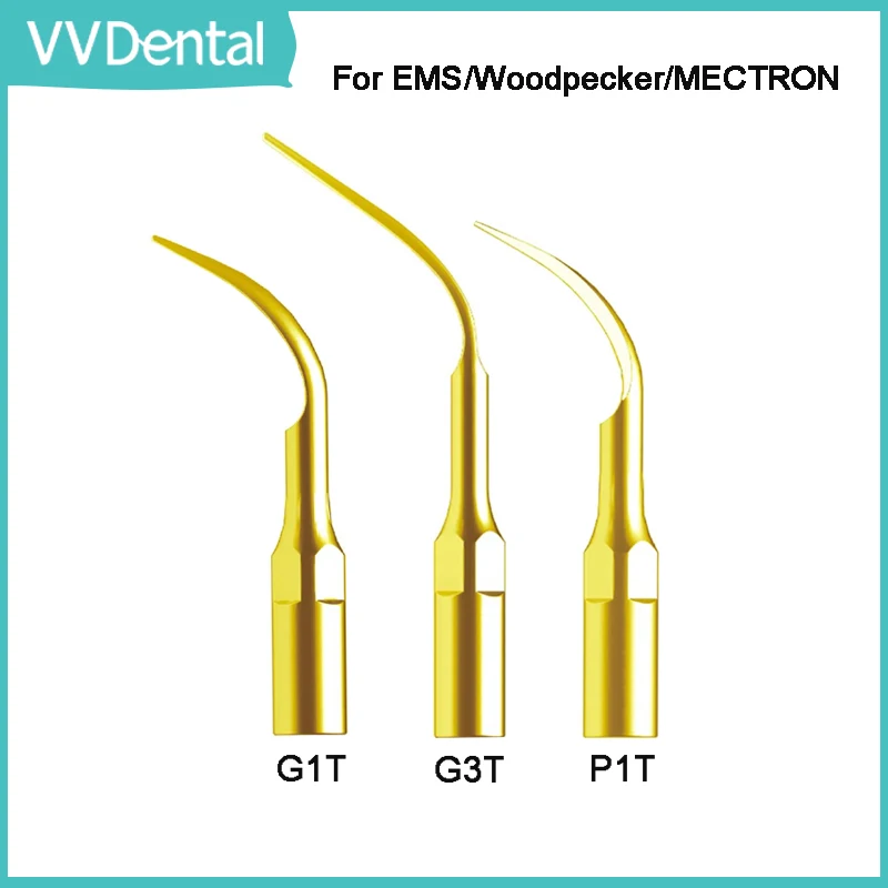 

VVDental Dental Ultrasonic Scaler Tips Compatible With EMS/ WOODPECKER Teeth Whitening Tools G1T G3T P1T