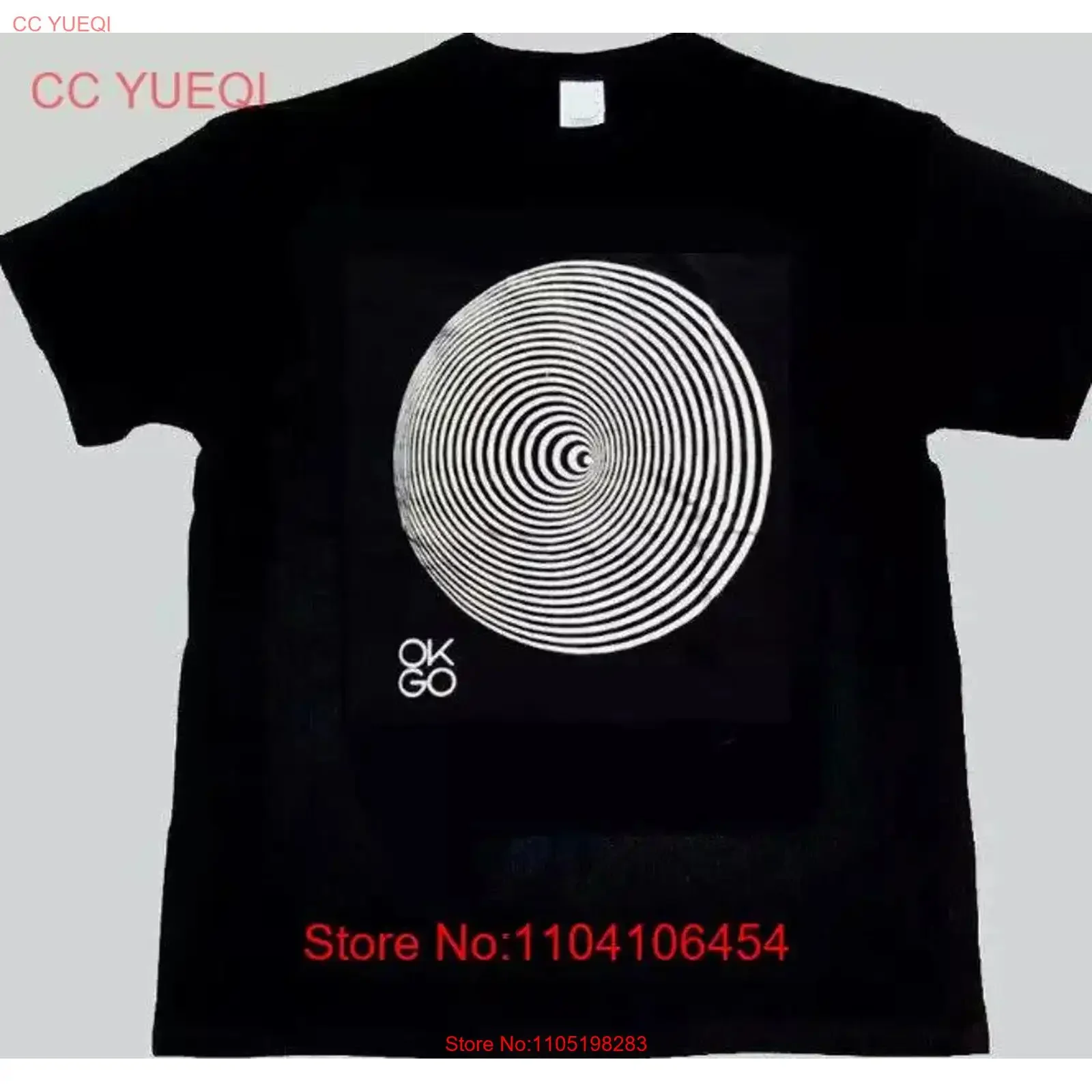 

OK GO Band T Shirt reprinted rock gift for fan best hot vintage Washed Slightly graphic Unisex Breathable streetwear