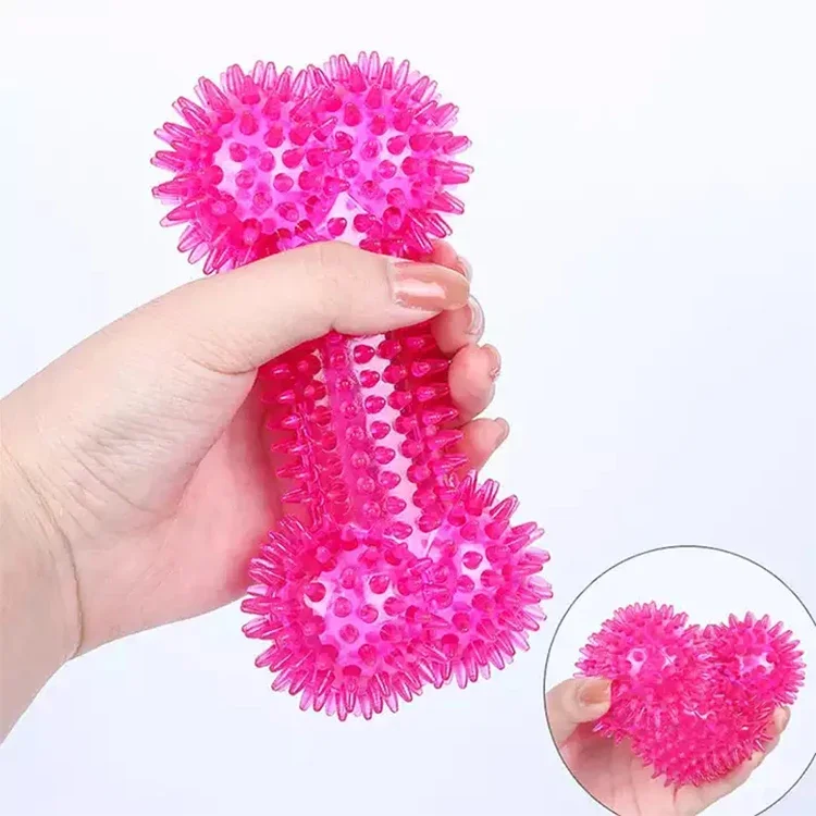 Best Seller  Squeaky Spike Bone Dog Toy for Pet