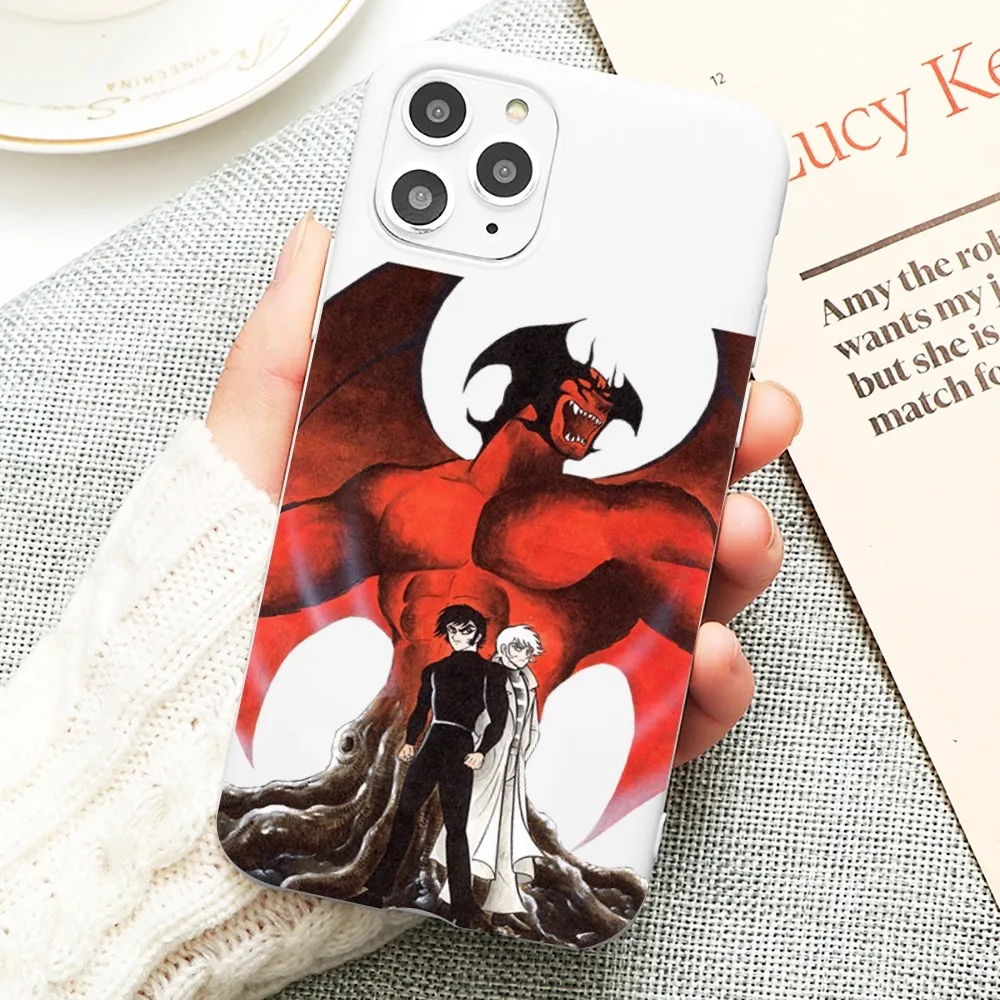 D-Devilmans C-Crybabys Phone Case For IPhone 14 11 12 13 Mini Pro Xs Max 8 7 6 6S Plus X XR Solid Candy Color Case