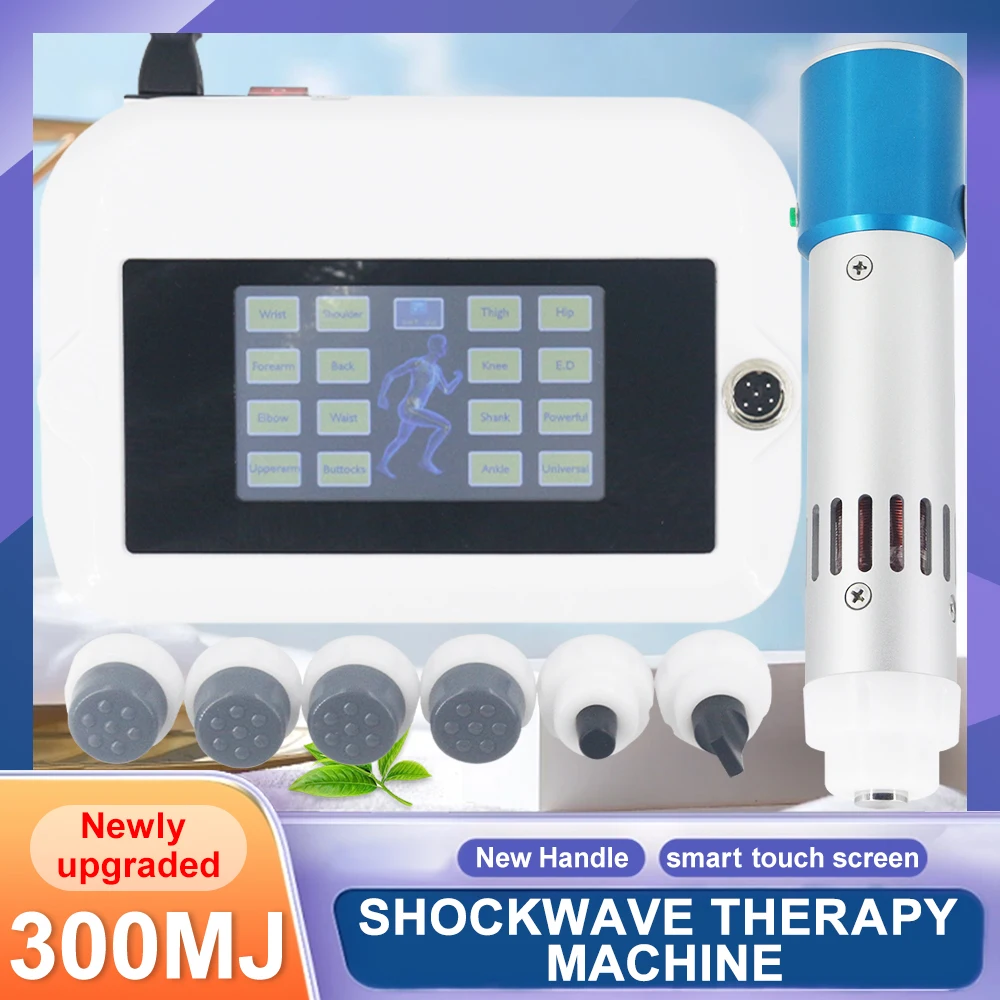 Physiotherapy Shockwave Therapy Machine 300MJ For Erectile Dysfunction And Body Pain Relief Massage New Shockwave Massager 2026