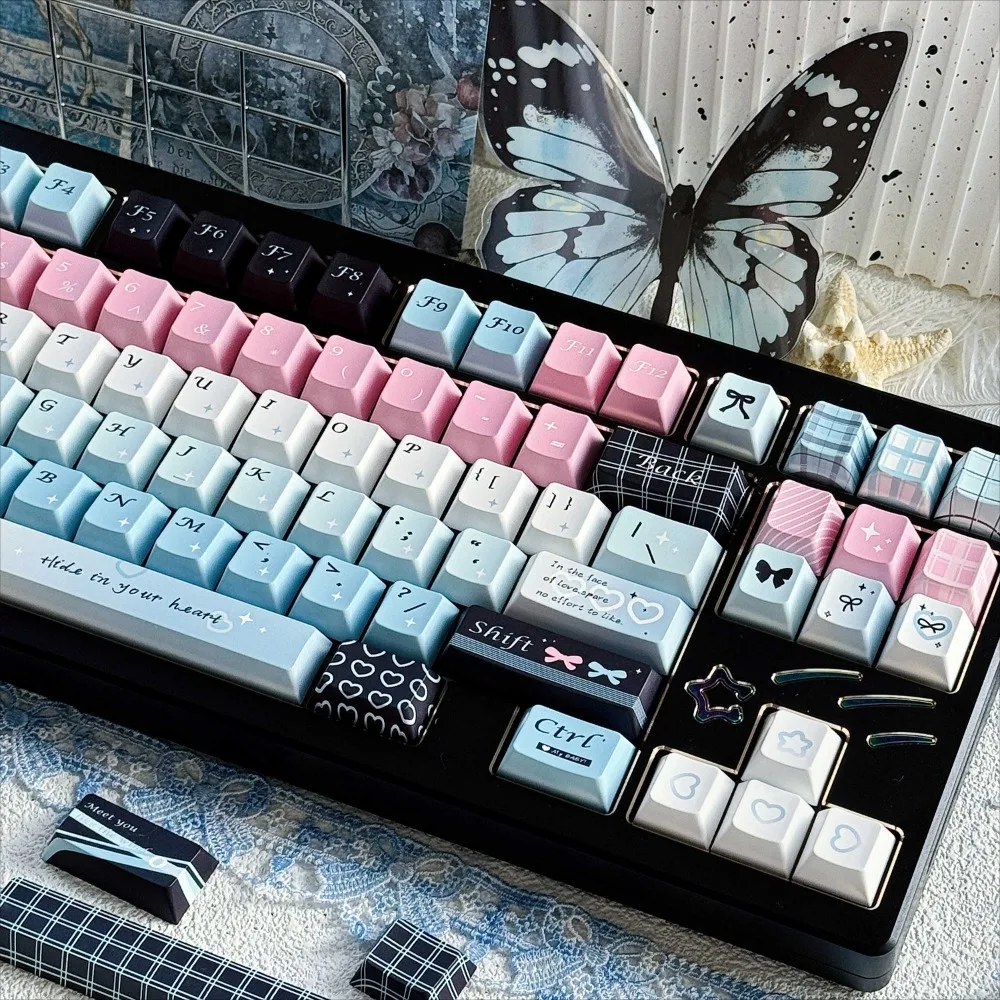 

Cherry 150 Keys, Sea Breeze Keycap Kit PBT Kit for Mx Cherry Gateron Switch Mechanical Keyboard Kit