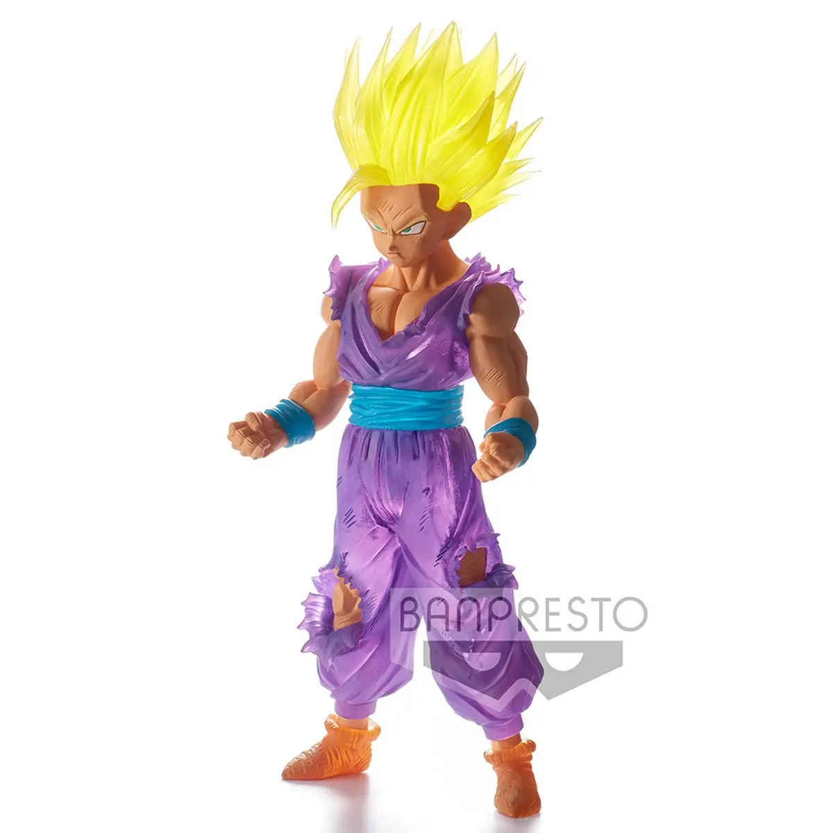 Dragon Ball Z Son Gohan CLEARISE Figure Super Saiyan 2 Japan Anime BANPRESTO 5.9-Inch Collectible PVC Figure