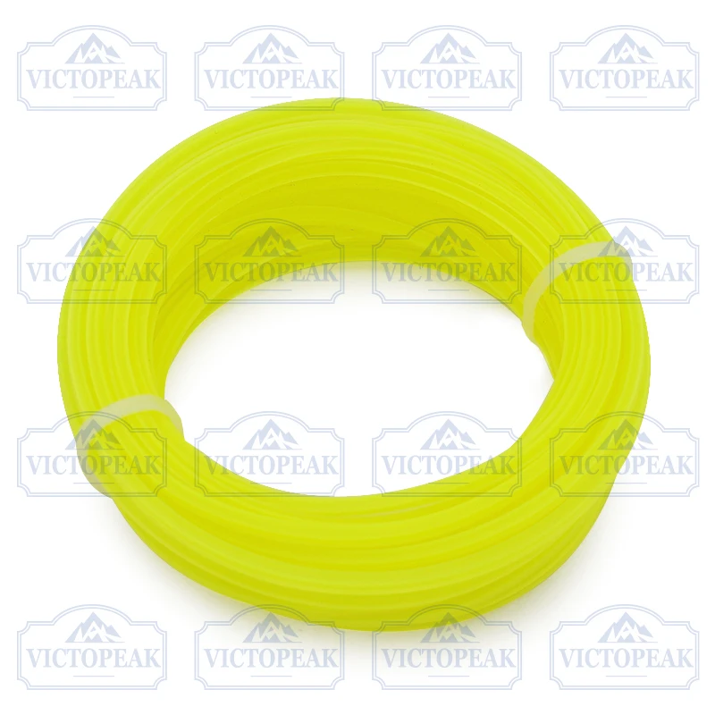 2 Stück Gartenwerkzeug-Zubehör Grasschneider-Teile Pentagon Gelb 5m 3,0mm Trimmer Gezahnte Schnur Unkraut-Ersatzteile – Detail 4