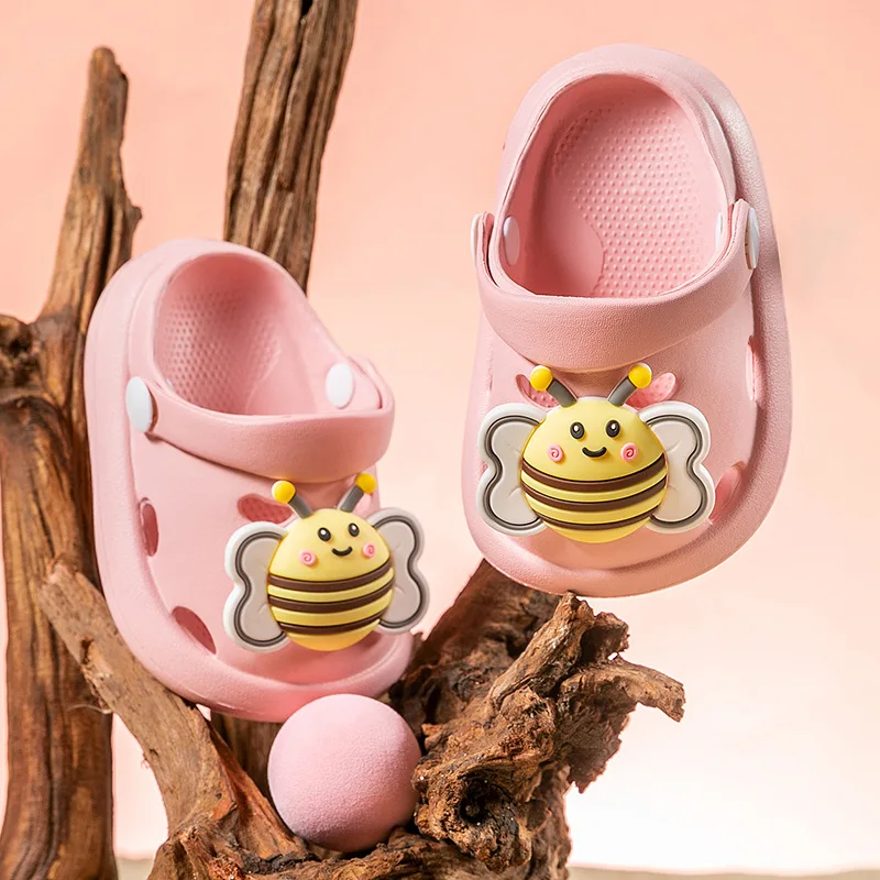 Baby Cartoon Sandalen Casual Ademende Uitgeholde Jongensschoenen Eva Zomer Kinderschoenen 2024 Strand Kinderen Sandalen Meisjes