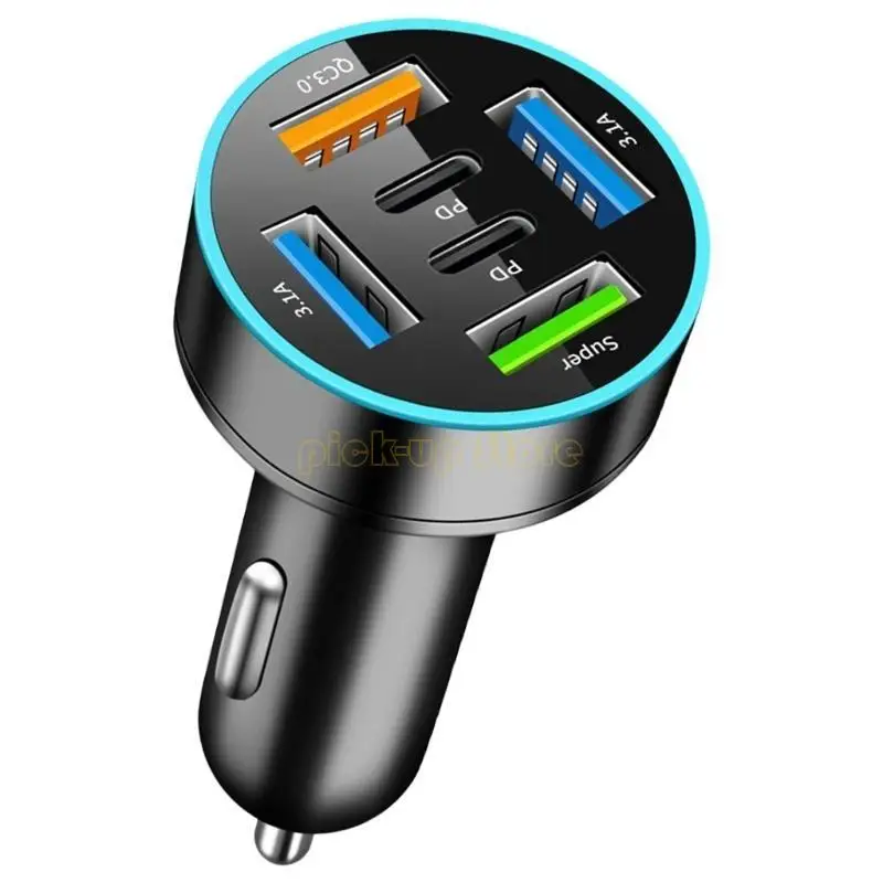 Q5WA Reiche Schnittstellen schneller Auto-Ladeadapter für 12V-24 V-Autokontrollen Motorräder