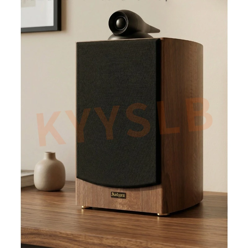 KYYSLB Fever Home HIFI Speakers Passive 6.5 Inch 3-way Bookshelf High Fidelity Audio Sound Amplifier Speaker