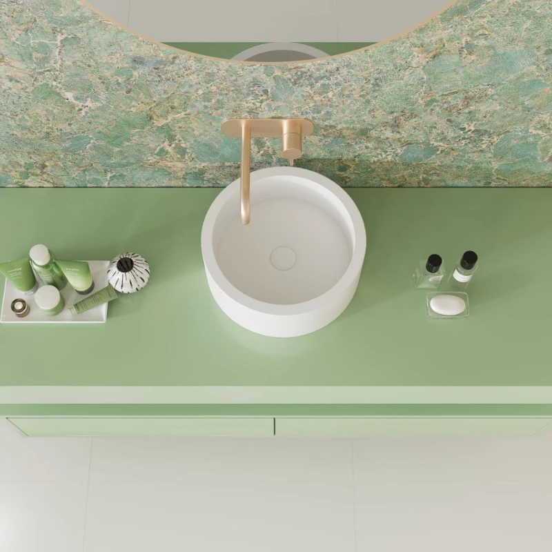 

Artificial stone washbasin, washbasin, matt