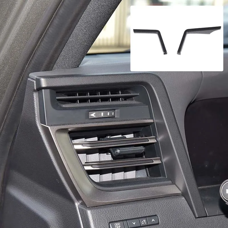 

2Pcs ABS carbon fiber For Lexus GX 2024+ car center control side air outlet frame decorative sticker car protection accessories